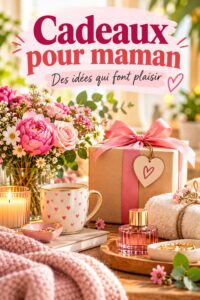 Un assortiment de cadeaux uniques pour une maman heureuse.