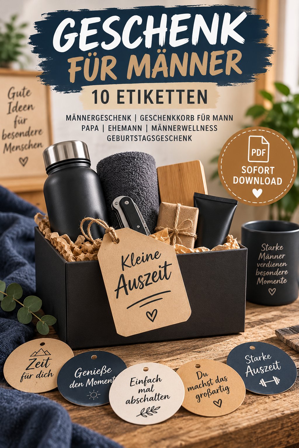 Étiquettes personnalisées et cadeaux pour hommes, une touche unique pour chaque occasion.