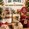 Un assortiment de cadeaux de Noël faits maison joliment emballés sur une table en bois.