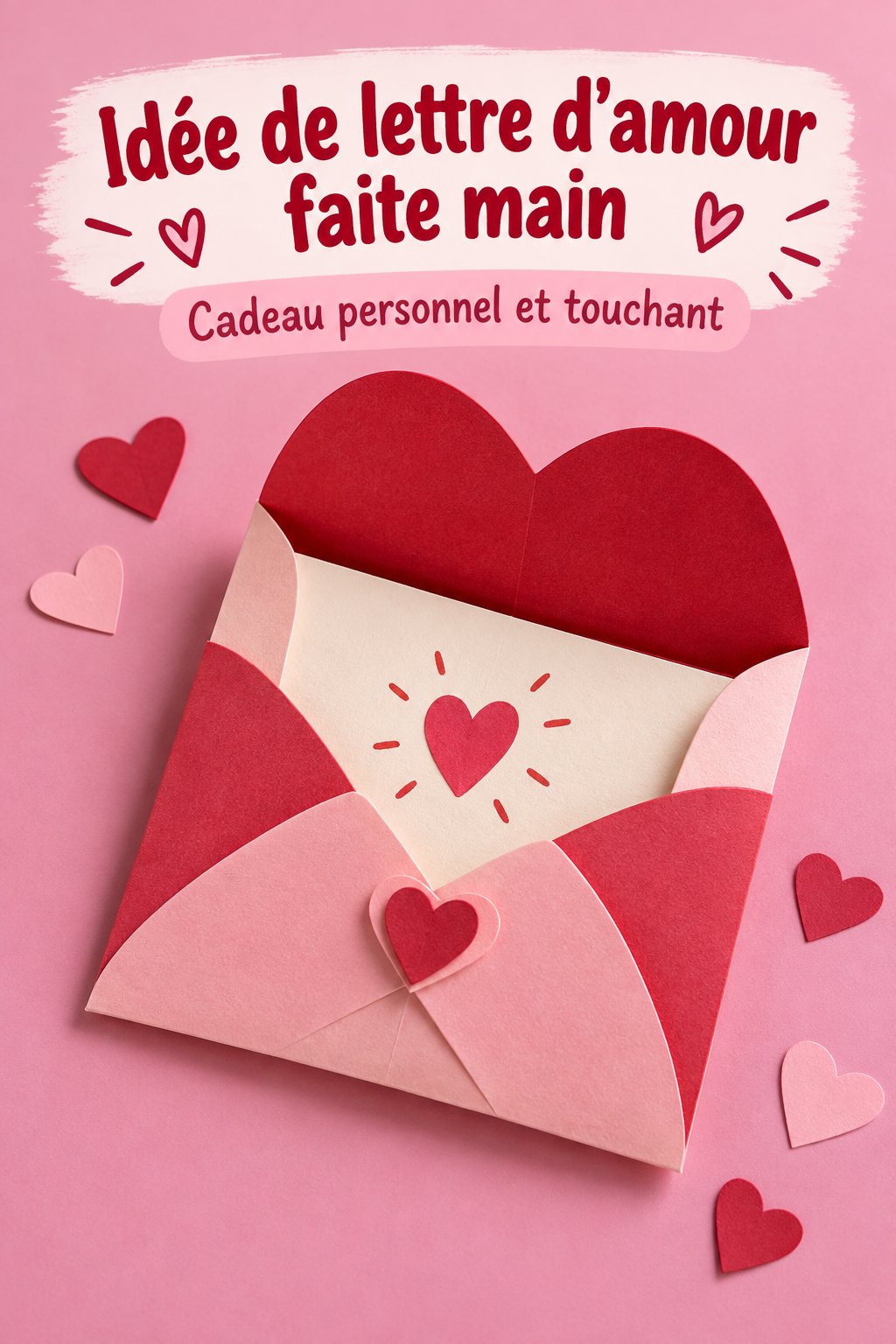 Une lettre d'amour manuscrite sur du papier décoré, entourée de fleurs fraîches.