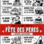 Livre de coupons fait maison pour la fête des pères, avec des coupons colorés et créatifs
