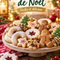 Assortiment de petits gâteaux de Noël sur une table festive