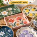 Un plateau fleuri DIY décoré pour la fête des mères