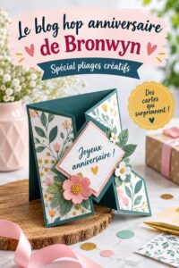 Illustration de cartes d'anniversaire avec des pliages créatifs