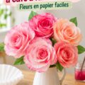 Roses en filtres à café, fleurs DIY colorées sur une table de fête